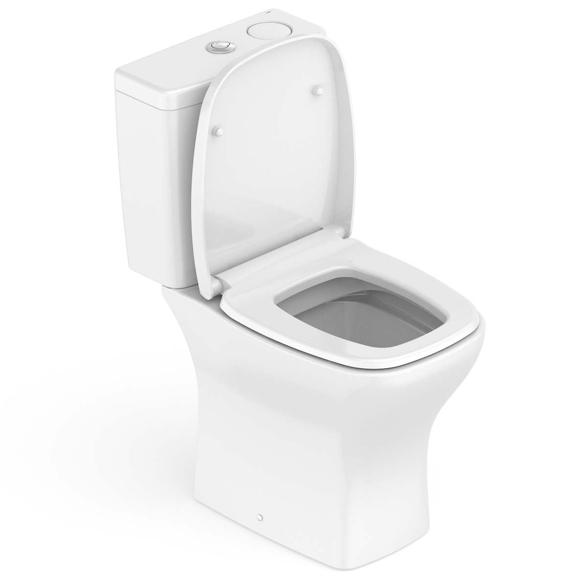 Kits de bacia com caixa, assento e itens de instalação Branco Brilho VIP CE1977230010300 Celite
