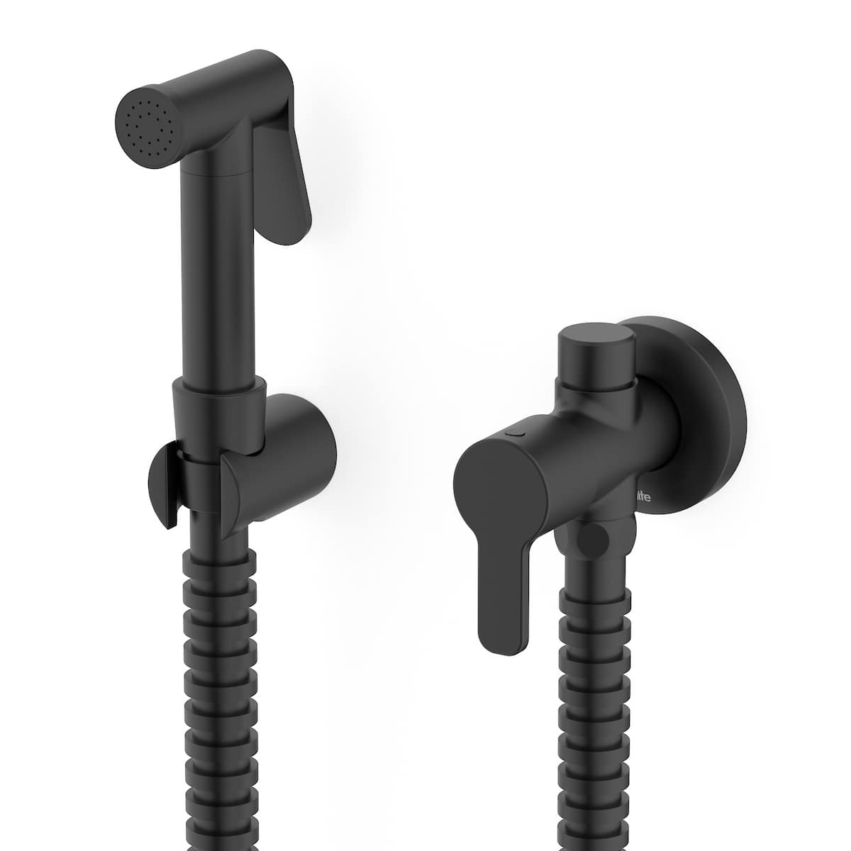 Duchas higiênicas PRETO MATTE DESIGN B5027CGR00 Celite
