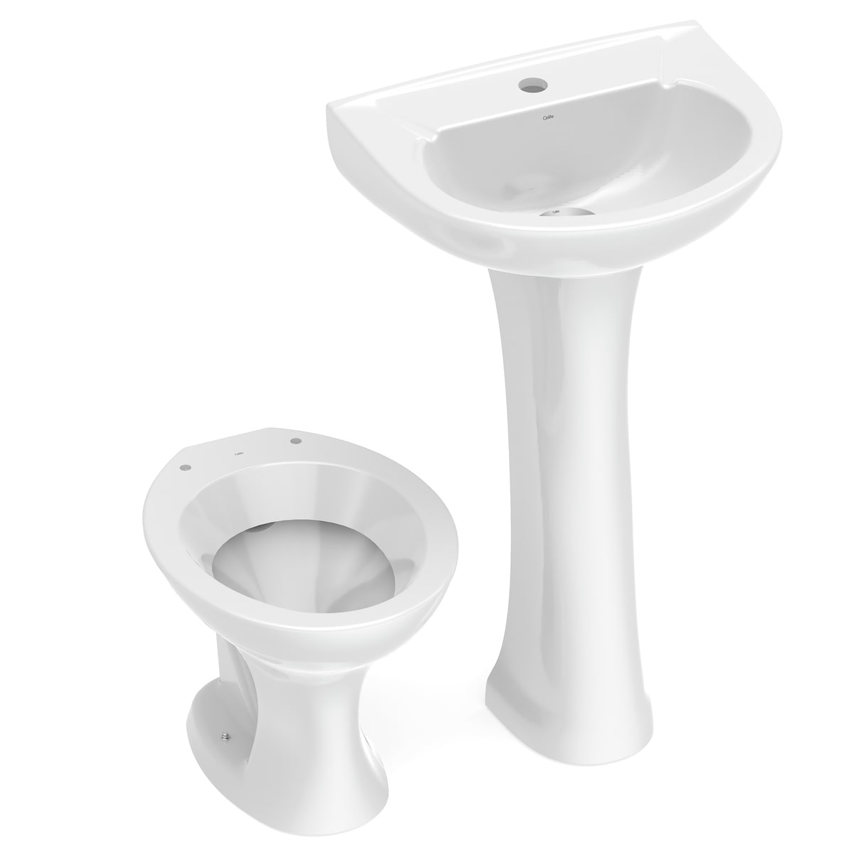 Bacia convencional Branco Brilho SAVEIRO CE1027330010300 Celite