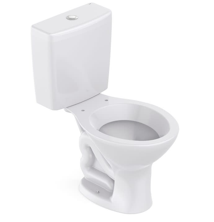Bacia com caixa e assento Cinza Prata SAVEIRO CE1027700772300 Celite