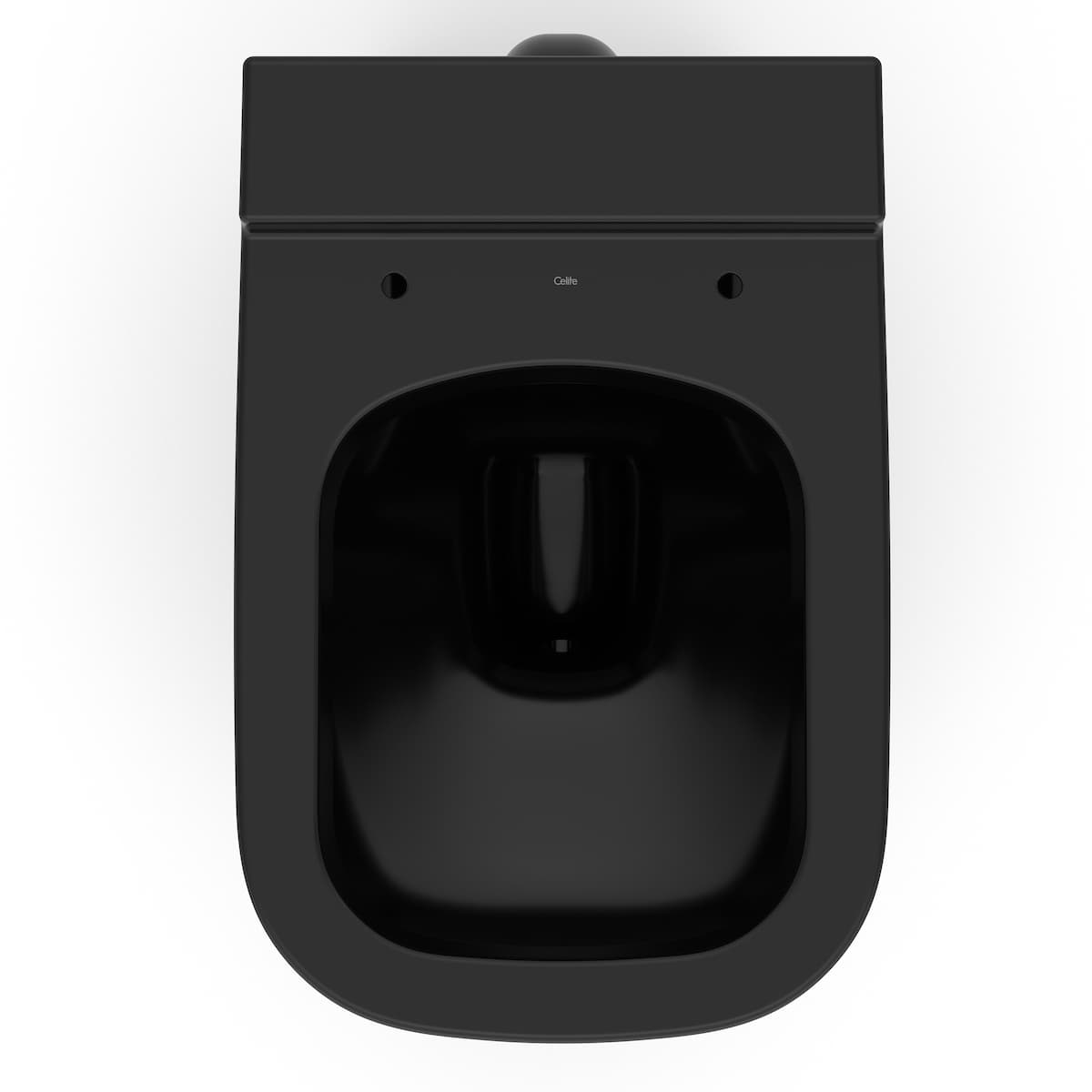 Bacia convencional Preto Brilho ELITE 1743030020300 Celite