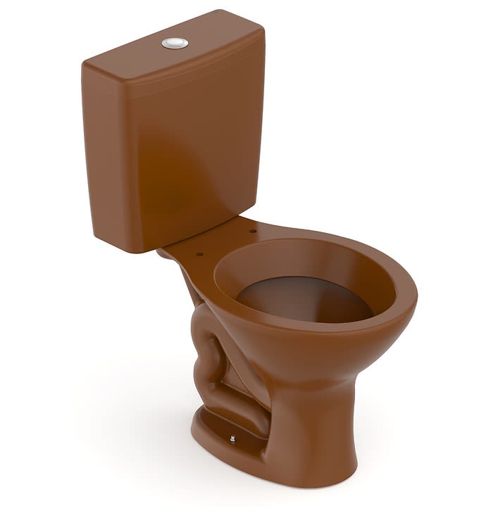 Bacia com caixa e assento Ocre Brilho SAVEIRO CE1027700502300 Celite