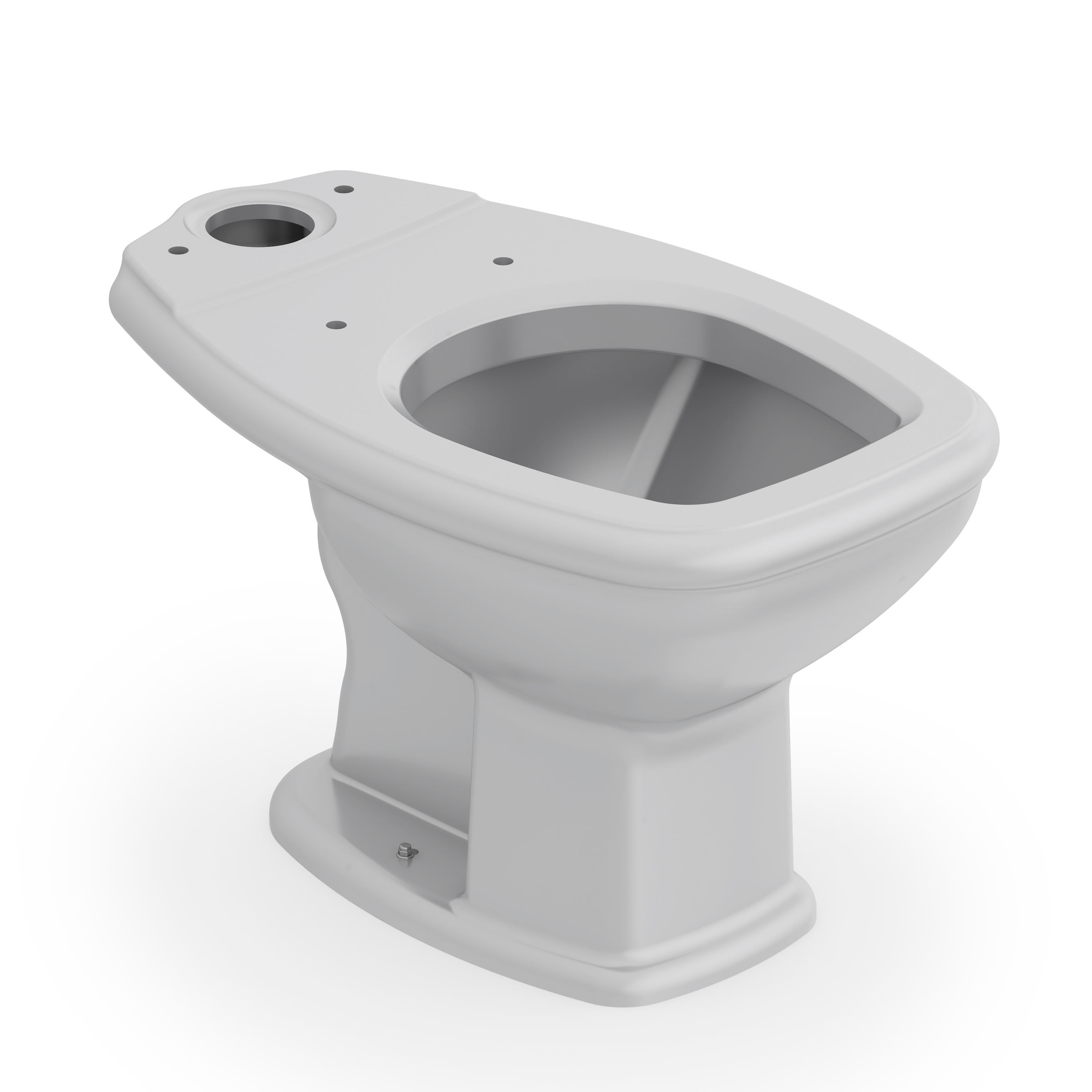 Bacias para caixa acoplada Cinza Prata FIT PLUS 1663510770300 Celite