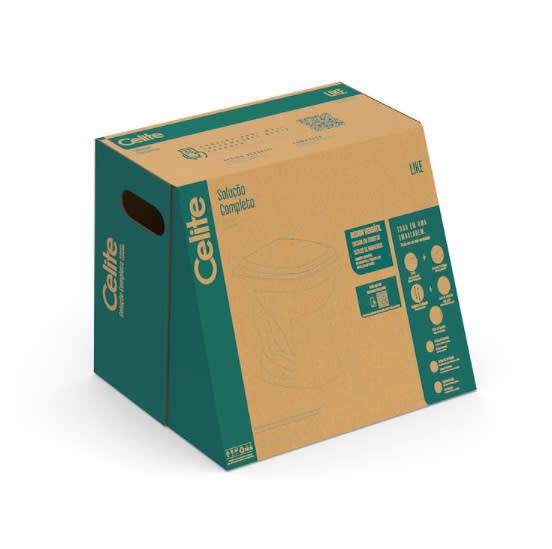 Kits de bacia convencional, assento e itens de instalação Pergamon Brillo LIKE 1647270590300 Celite
