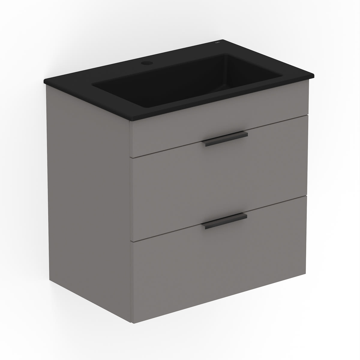 Gabinetes para banheiro Matte Black CUBE B60035M020 Celite