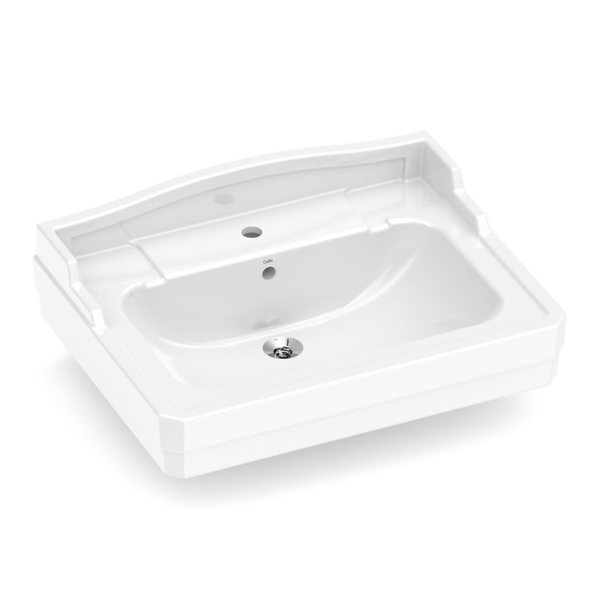 Lavatórios coluna Branco Brilho CLASSICA CE1580040010300 Celite