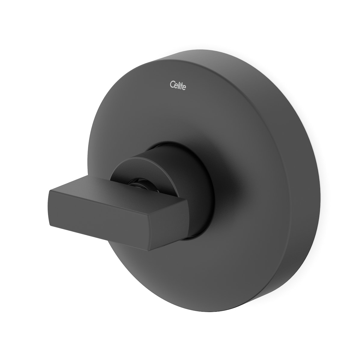 Acabamentos de registro Preto Matte FLOW B5017F3R00 Celite