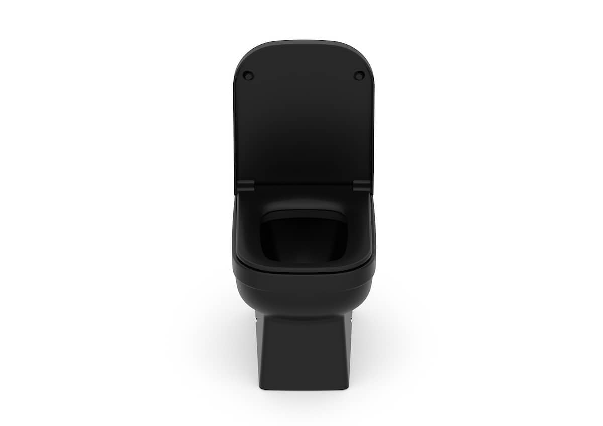Kits de bacia convencional, assento e itens de instalação Matte Black ELITE 1747270080300 Celite