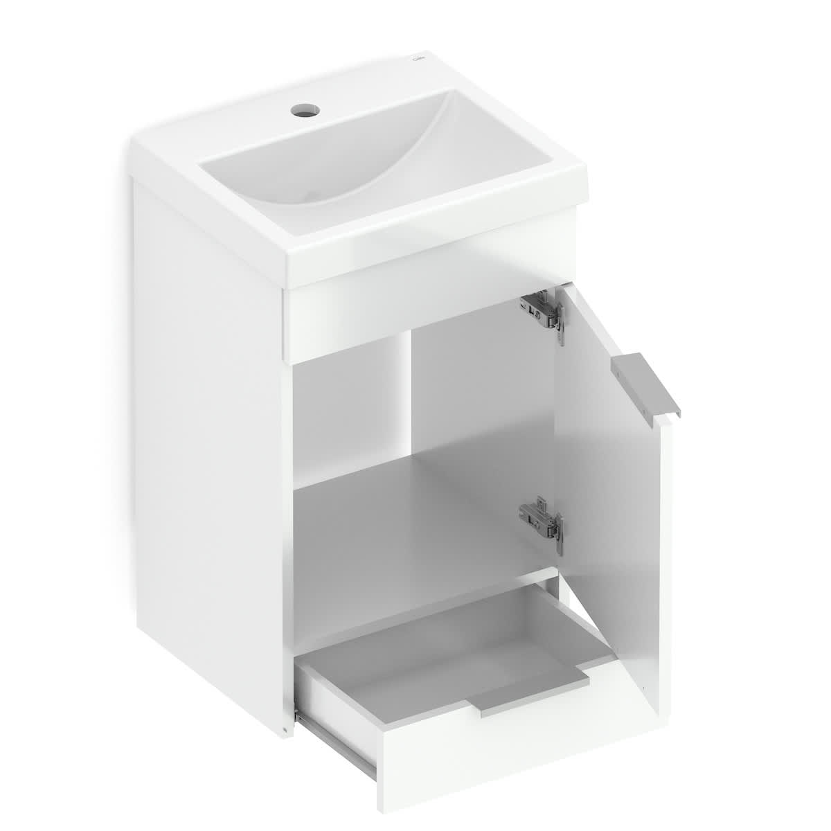 Gabinetes para banheiro Branco Brilho LIKE B60031M210 Celite