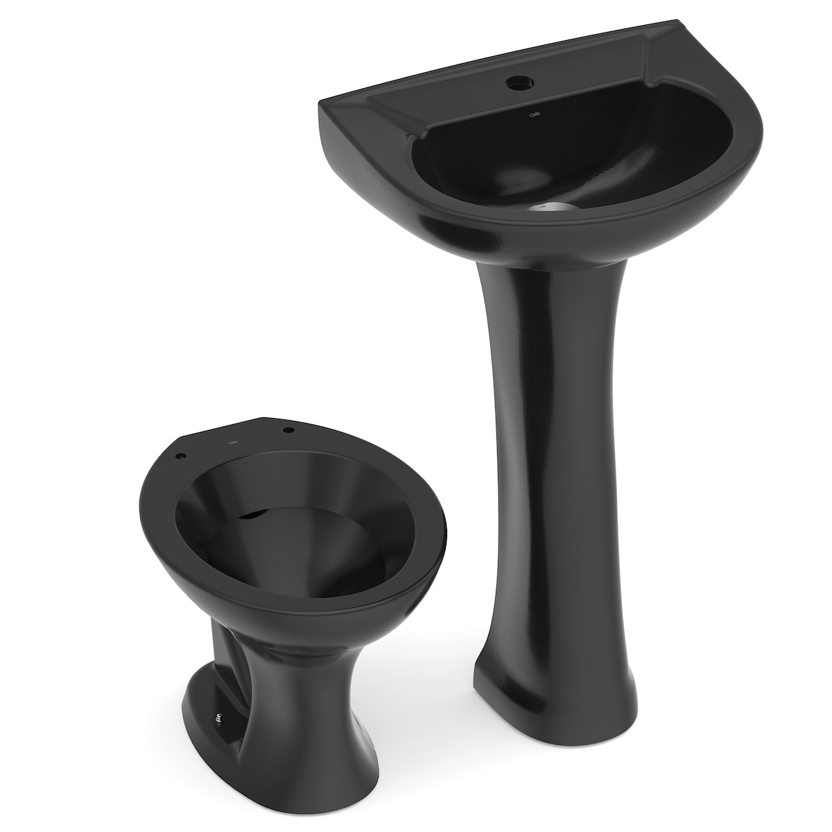 Bacia convencional Preto Brilho SAVEIRO CE1027330020300 Celite