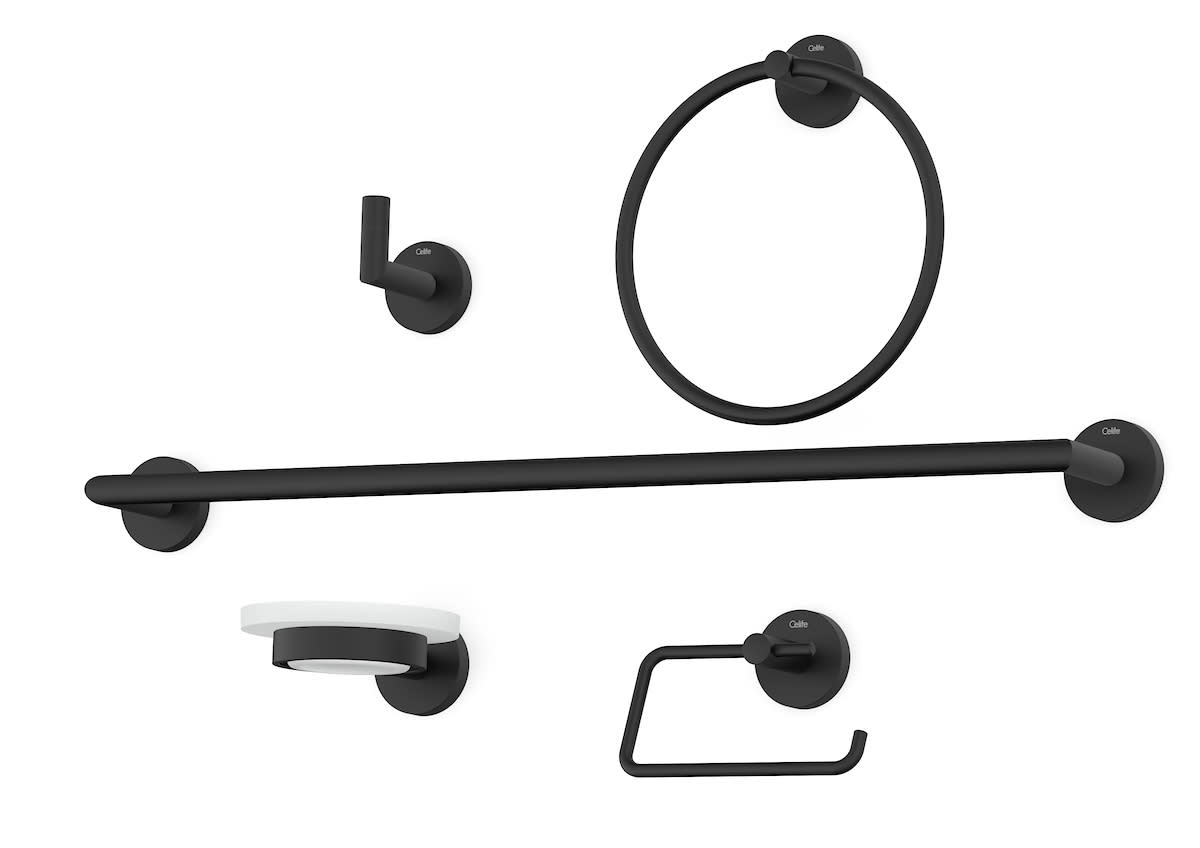 Kit de acessórios Preto Matte CITY B5001E70R0 Celite