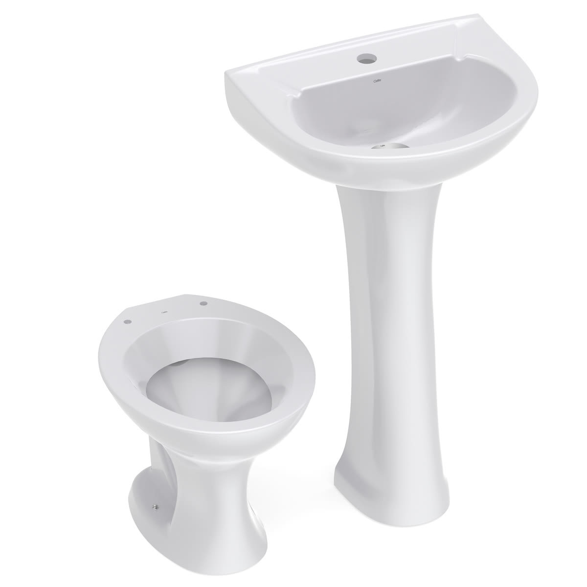 Bacia convencional Cinza Prata SAVEIRO CE1027330770300 Celite