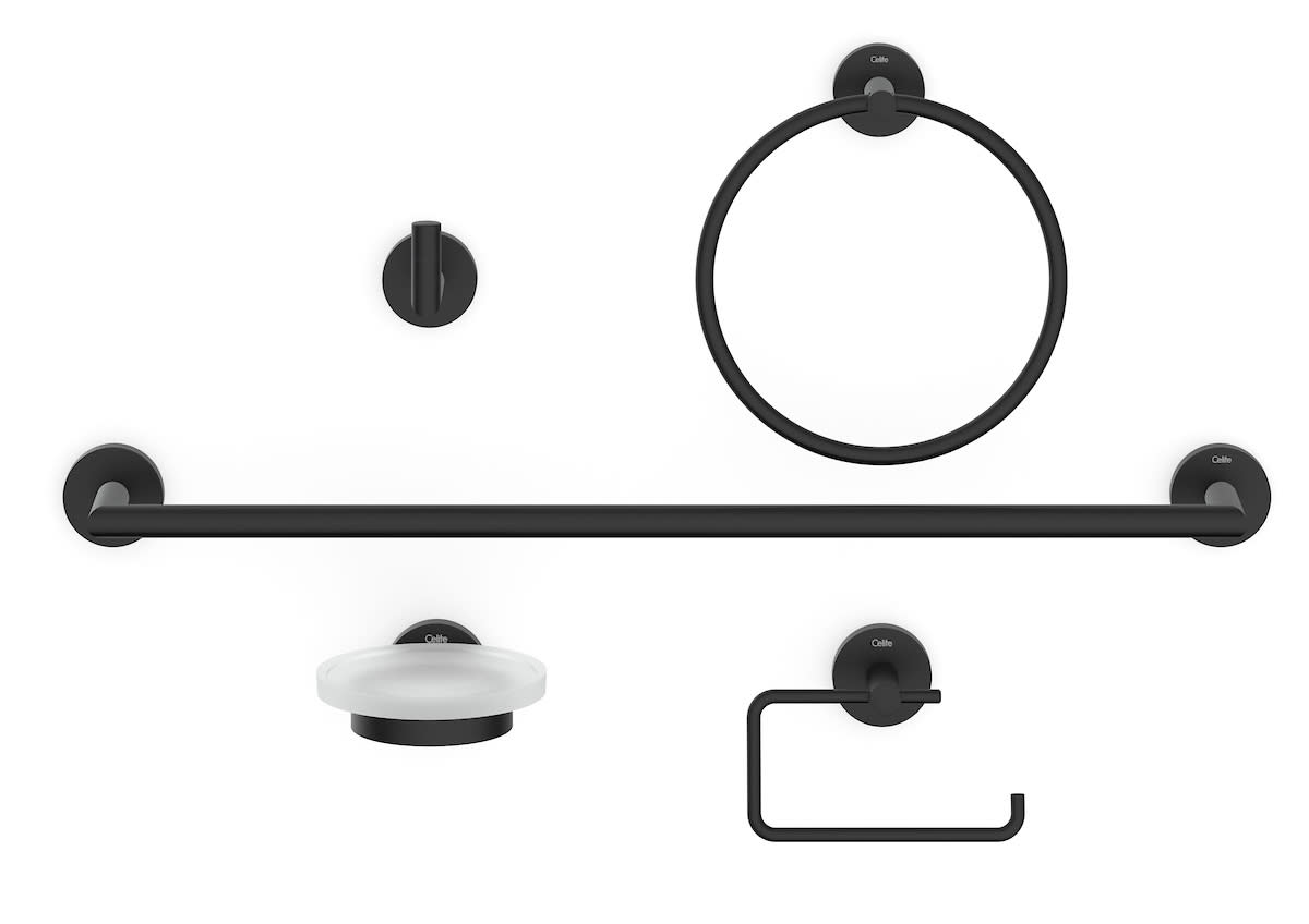 Kit de acessórios Preto Matte CITY B5001E70R0 Celite