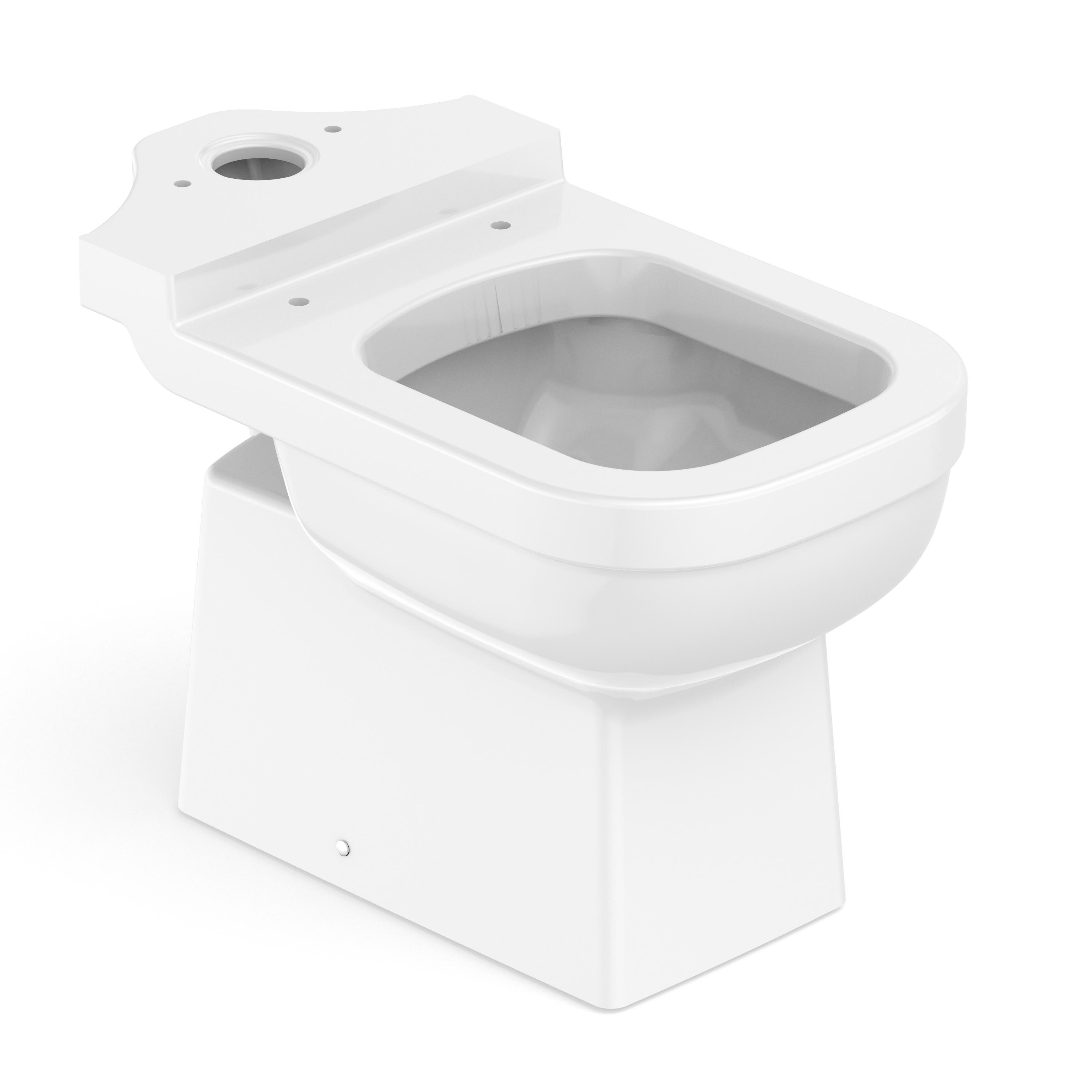 Bacia com caixa e assento Branco Brilho ELITE CE1743530010300 Celite