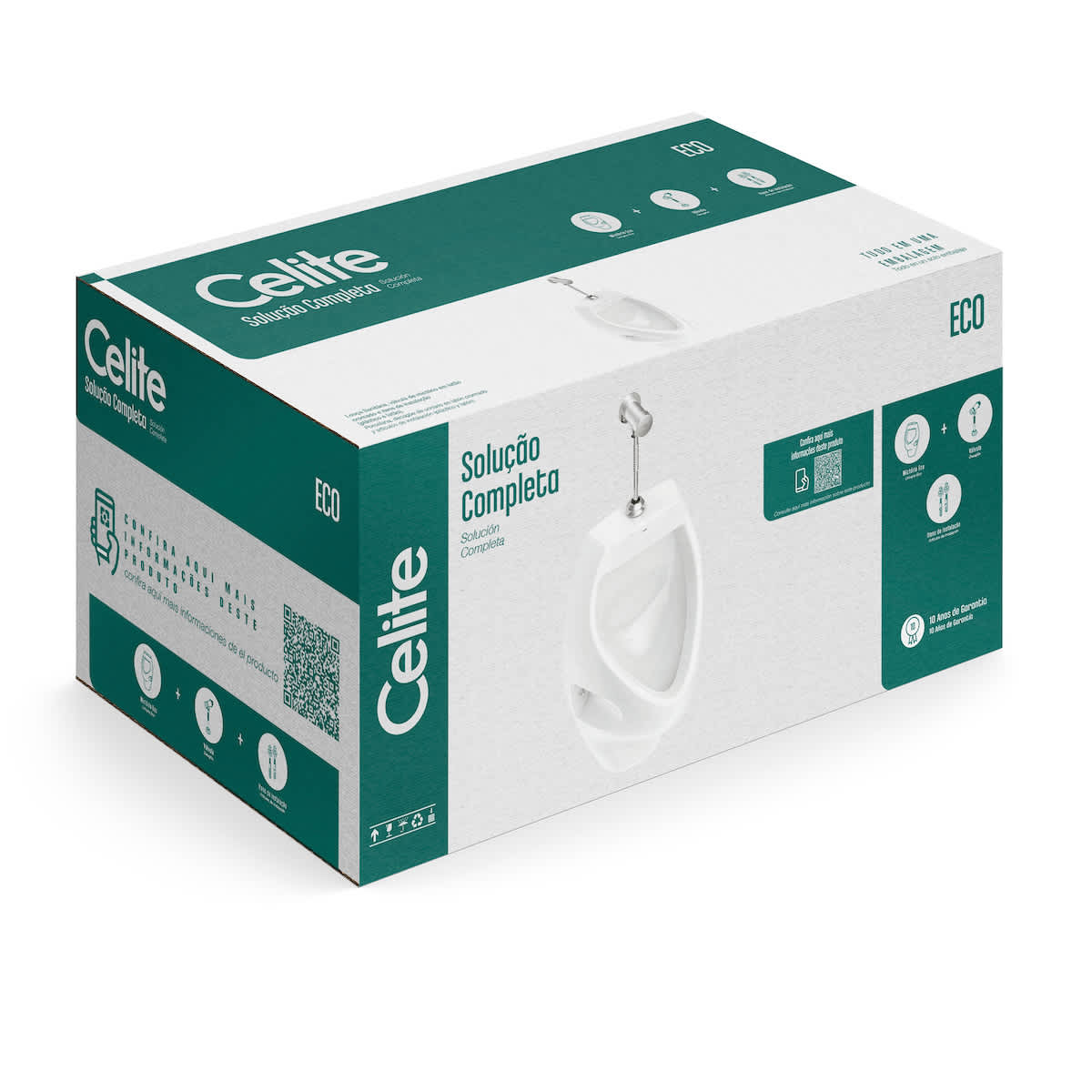 Kits de mictório Branco Brilho PRO 1087240010300 Celite