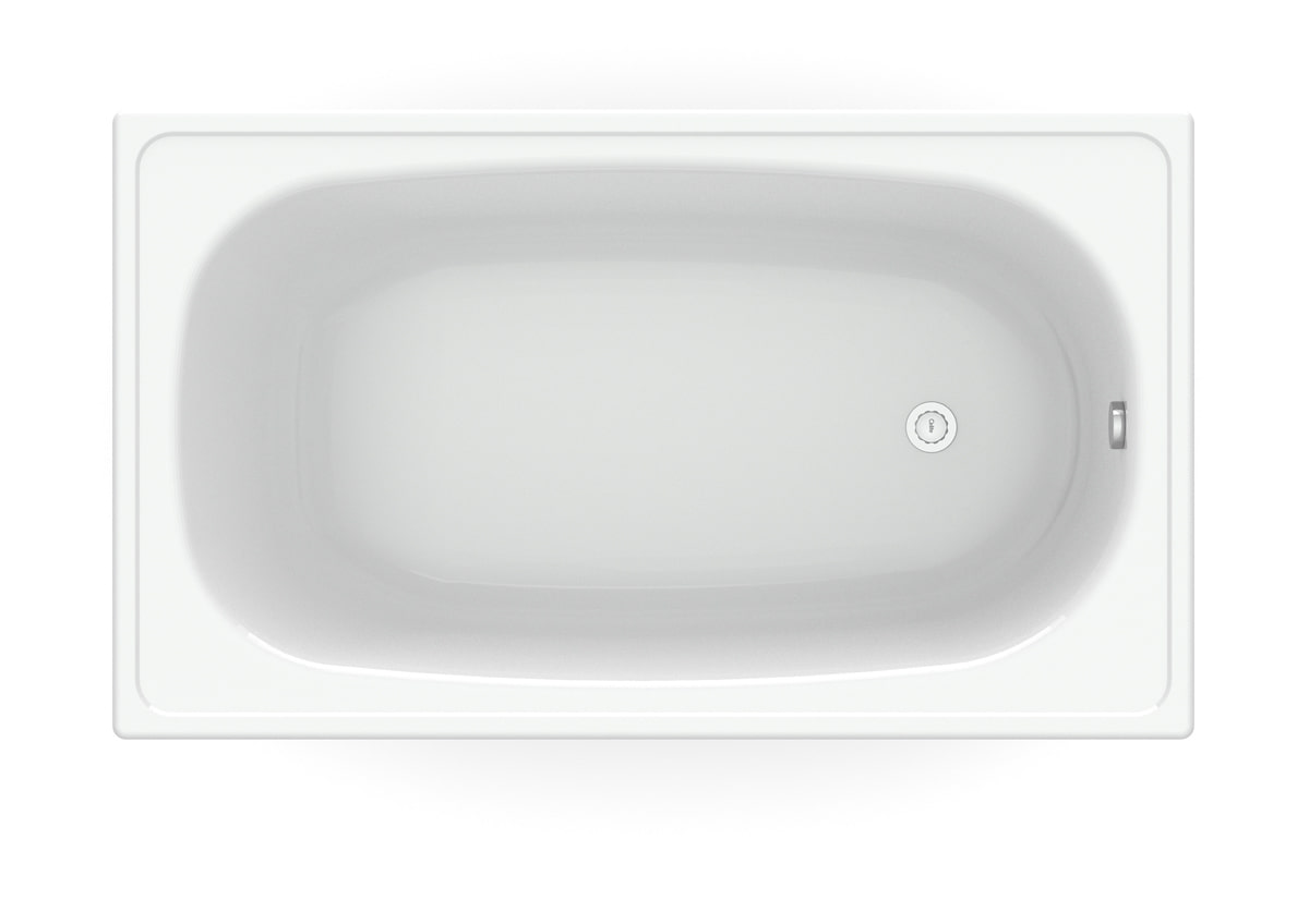 Banheiras de imersão Branco Brilho BANHEIRA EUROPA B2004BABR2 Celite