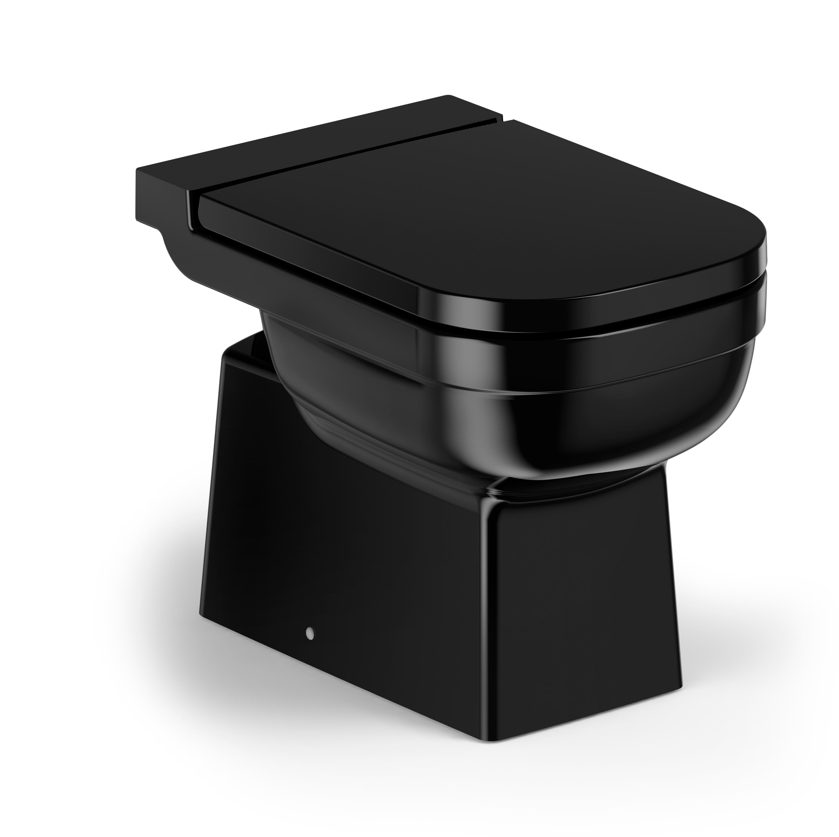 Bacia convencional Preto Brilho ELITE CE1743030020300 Celite