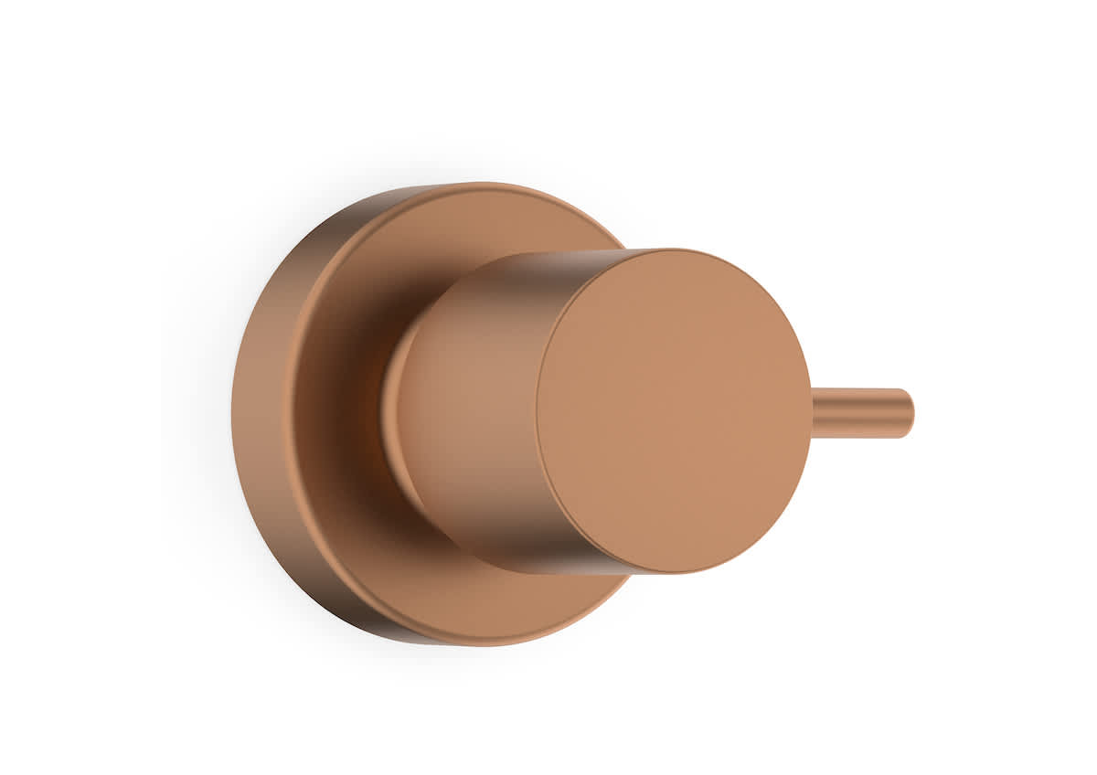 Acabamentos de registro Rose Gold Matte BASIC B5041C7R2B Celite