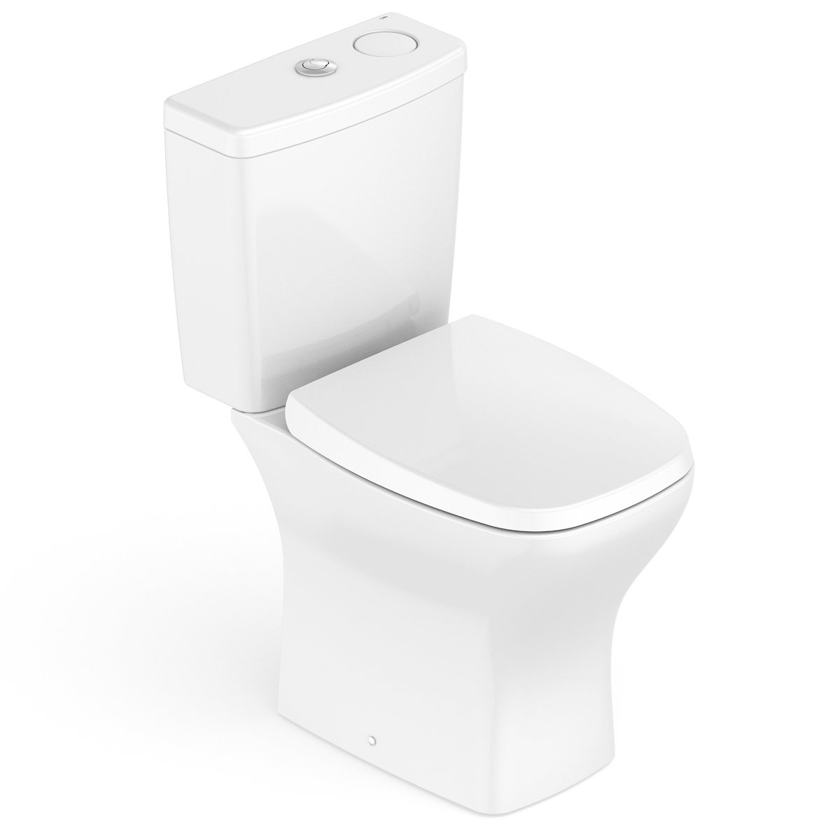 Kits de bacia com caixa, assento e itens de instalação Branco Brilho VIP CE1977230010300 Celite