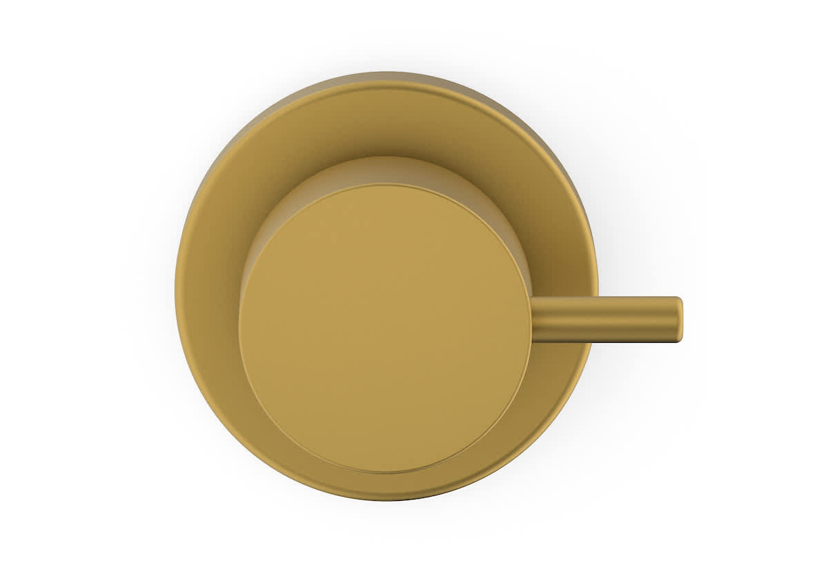 Acabamentos de registro Gold Matte BASIC B5051C7R1B Celite