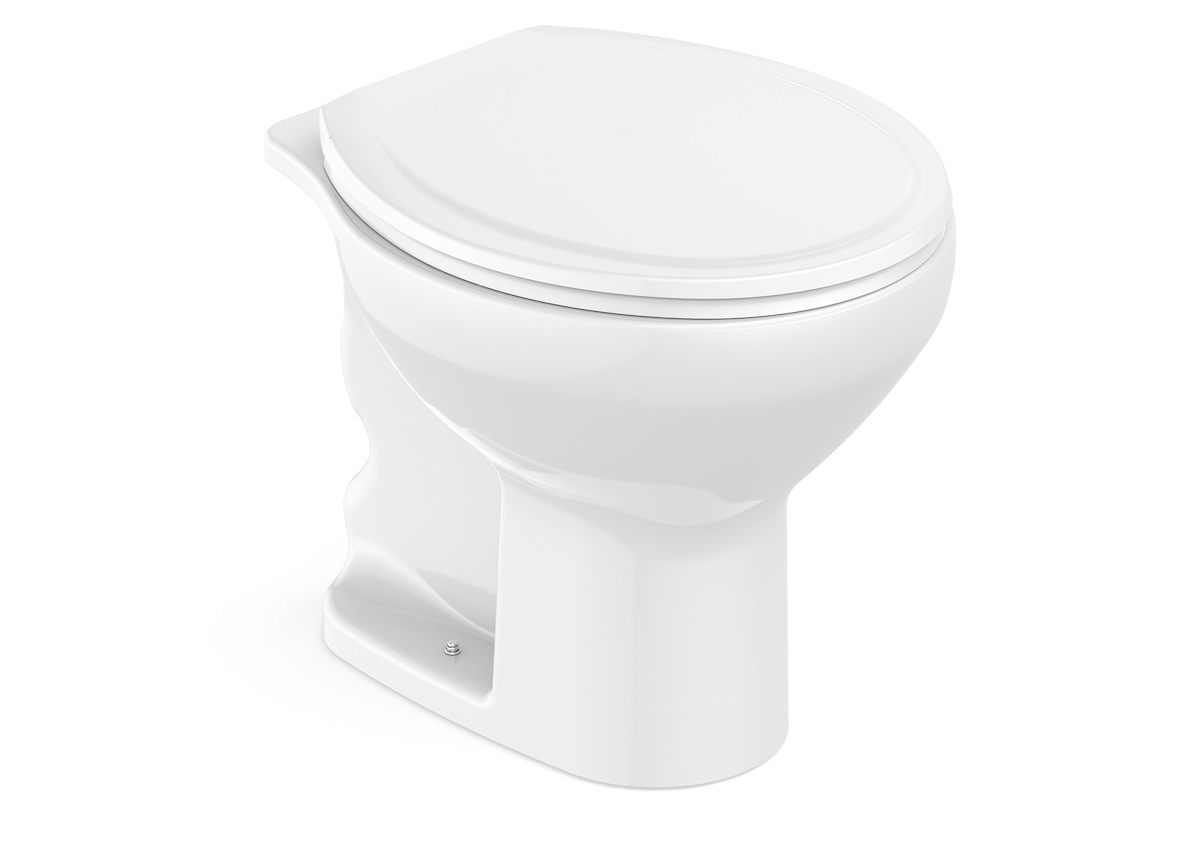 Kits de bacia convencional, assento e itens de instalação Branco Brilho AZALEA 1917270011300 Celite