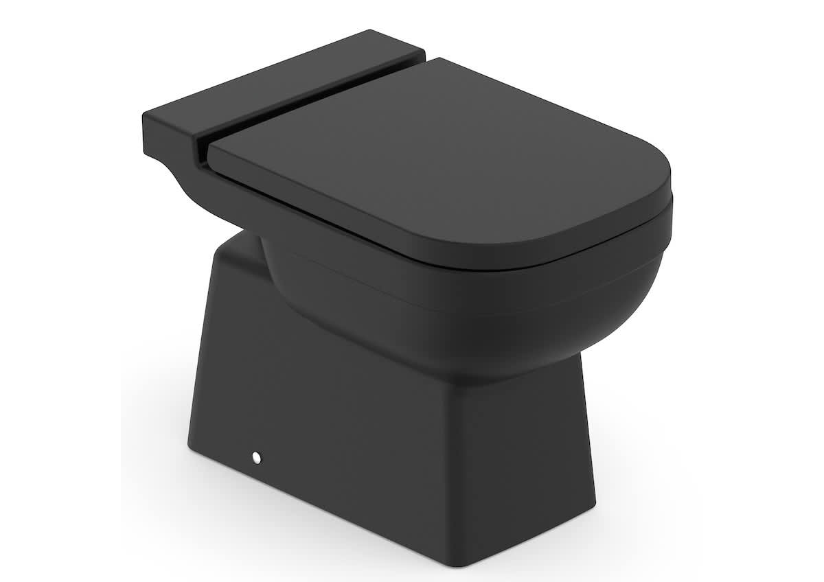 Kits de bacia convencional, assento e itens de instalação Matte Black ELITE 1747270080300 Celite