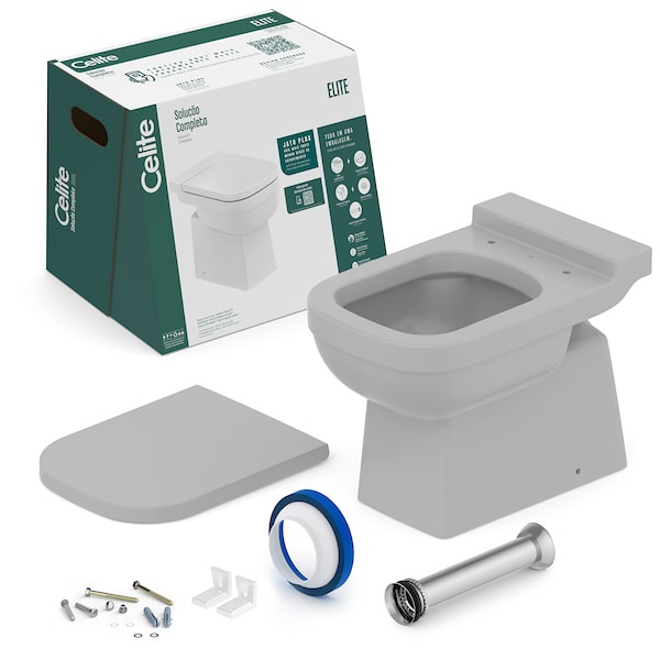 Kits de bacia convencional, assento e itens de instalação ELITE CE747271 Celite