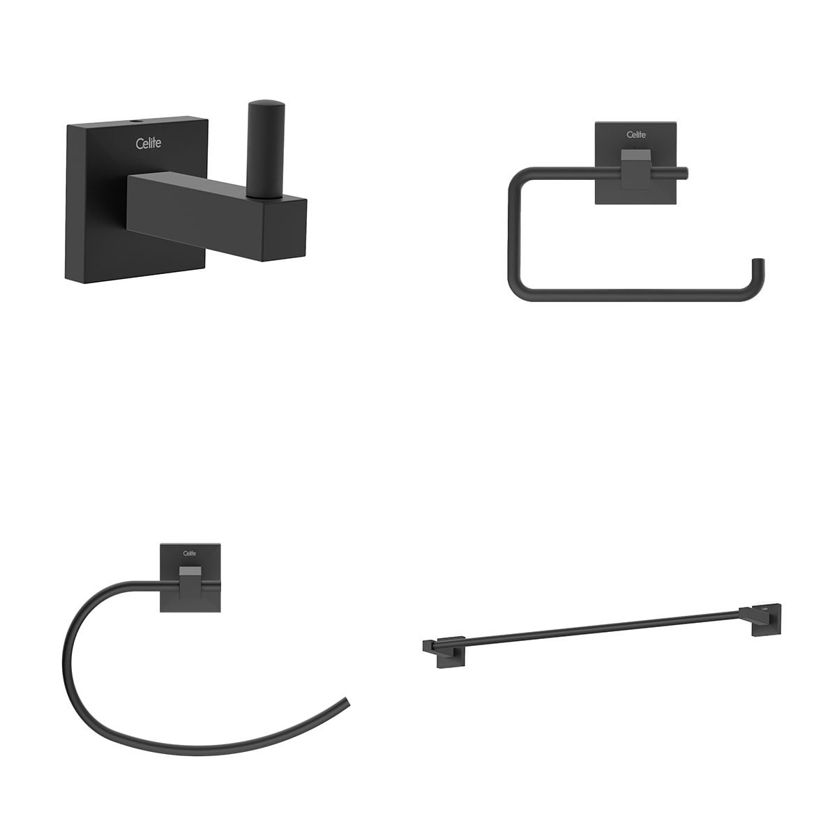 Kit de acessórios Preto Matte ELITE B5002E80R0 Celite