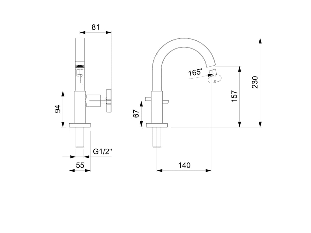 Esquema de cotas