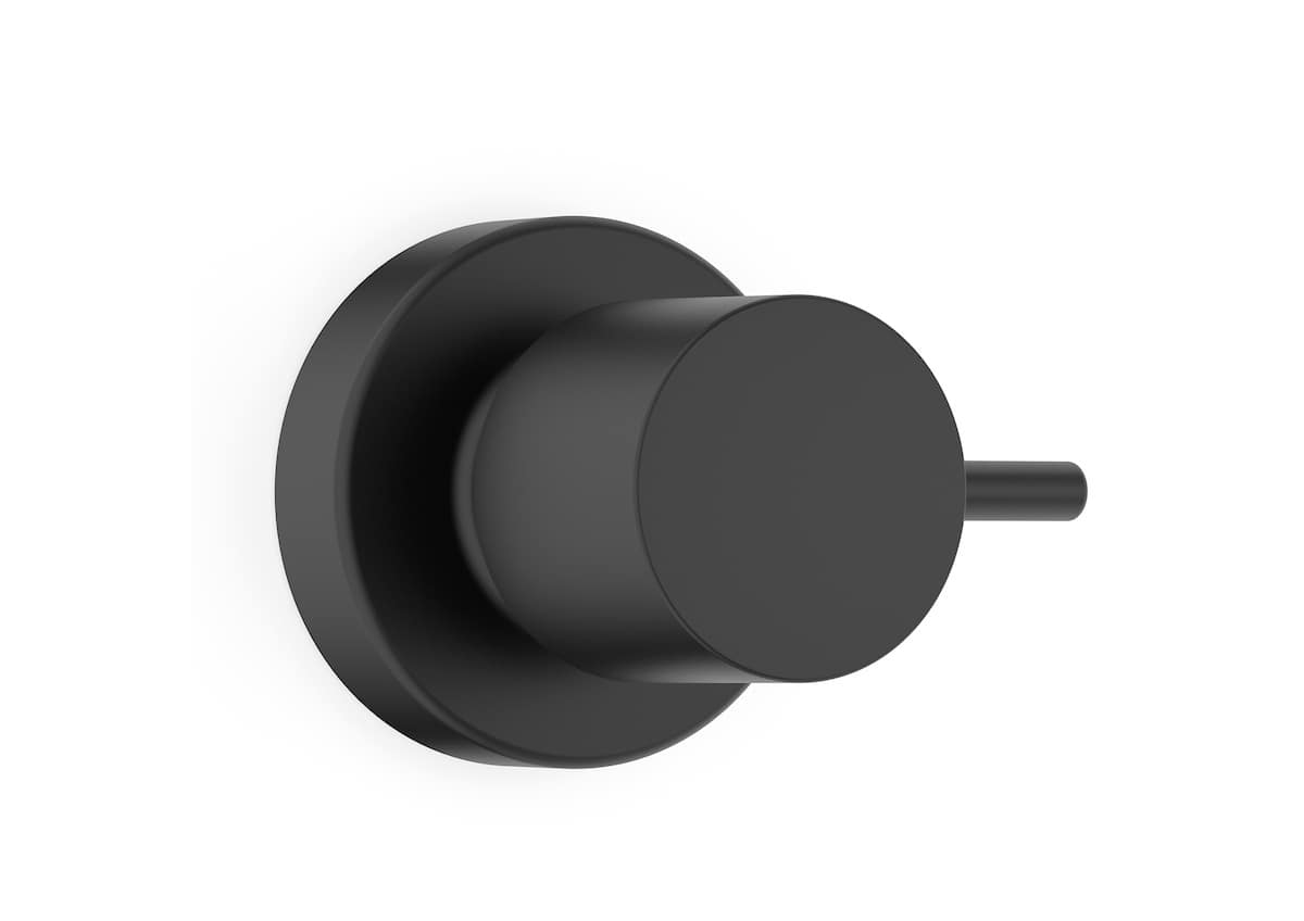 Acabamentos de registro Preto Matte BASIC B5061C7R0B Celite