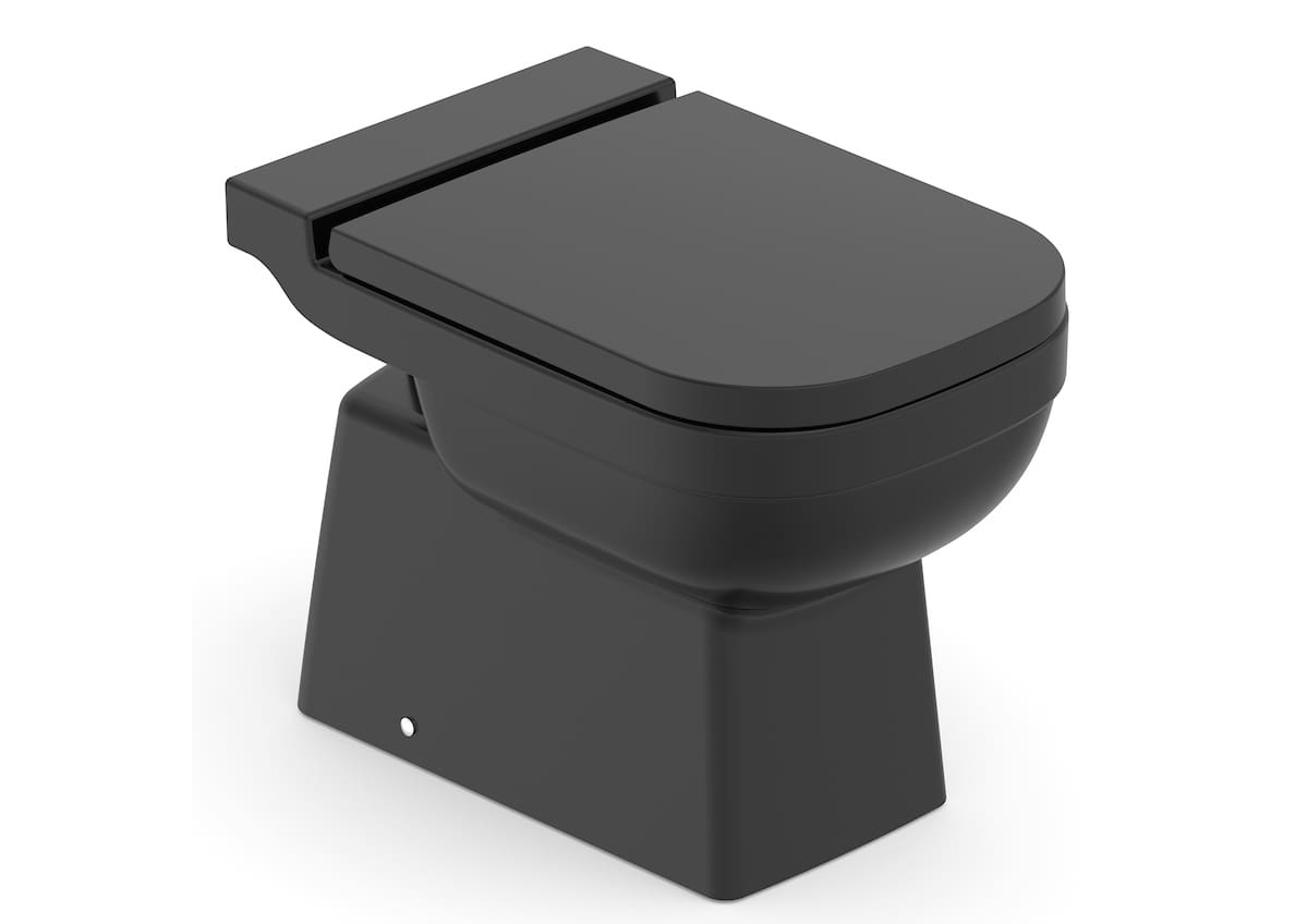 Kits de bacia convencional, assento e itens de instalação Preto Brilho ELITE CE1747270020300 Celite