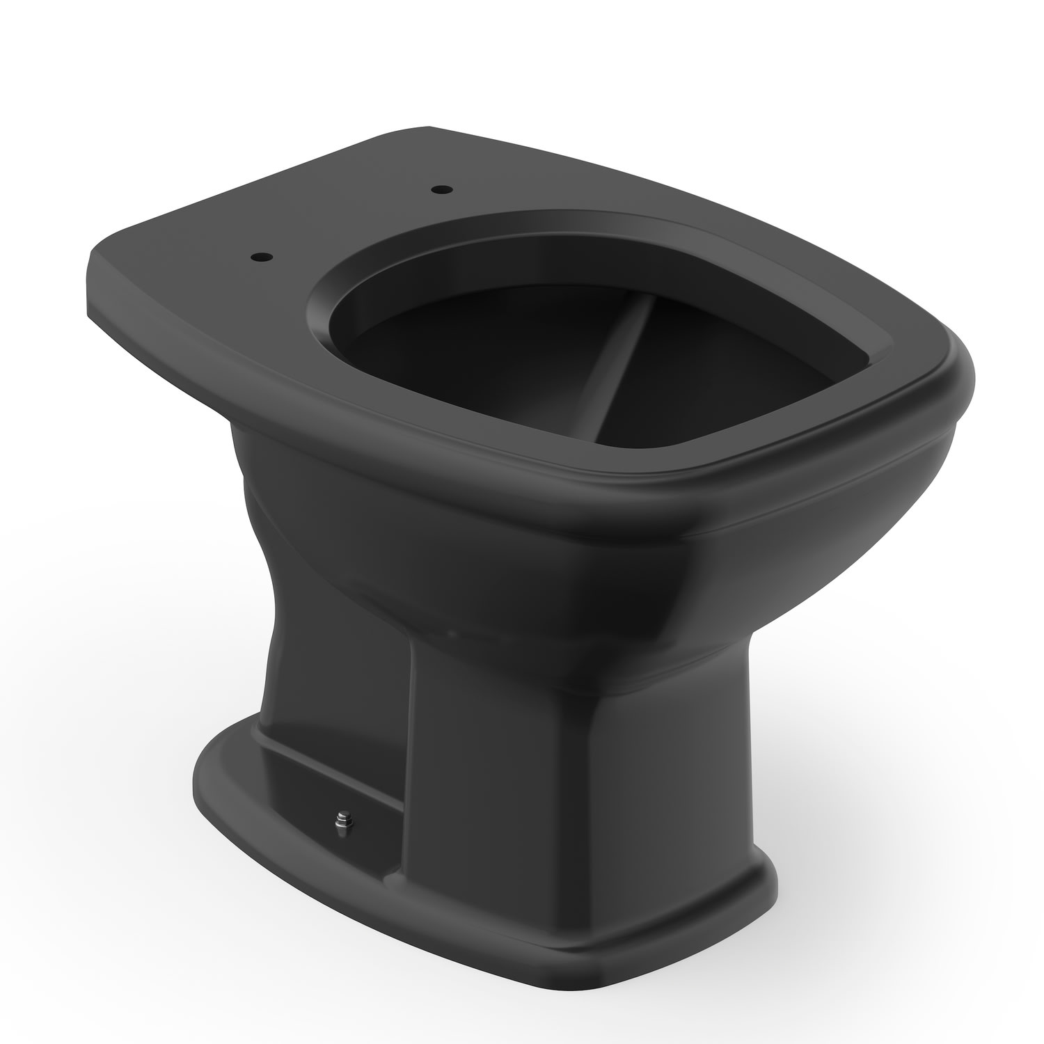 Bacia convencional Preto Brilho FIT PLUS CE1663010020300 Celite